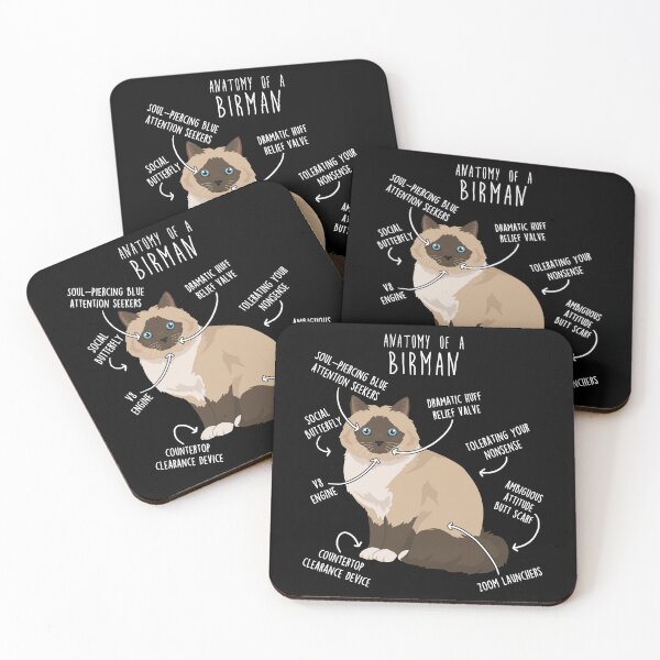 Item preview, Birman Cat Anatomy designed and sold by Clara Hollins.