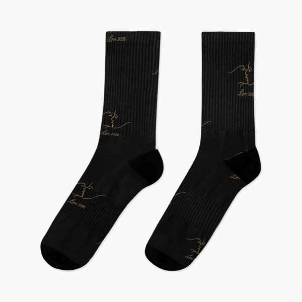 Item preview, Minimalist Gold Line Art Kissing Faces | Love 2026 Romantic Valentine Design for Shirts, Mugs, Stickers designed and sold by FUIRY .