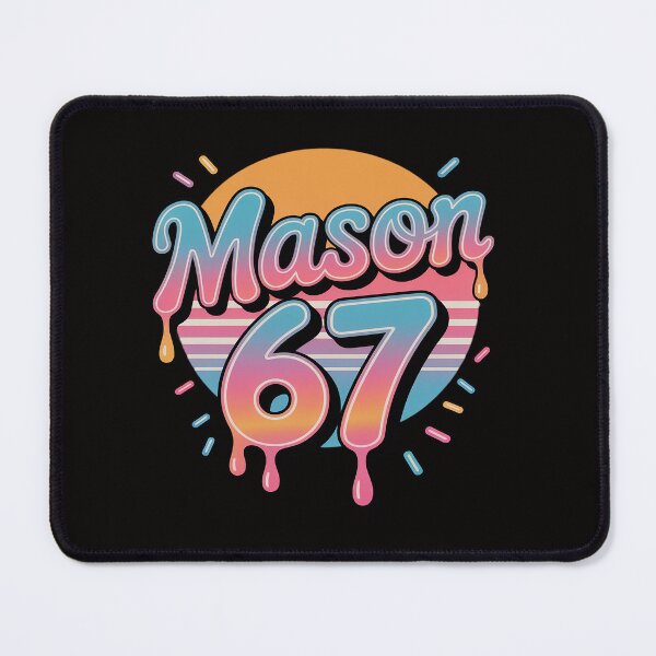 Artikelvorschau, Mason 67 Eiscreme Baseball Drip 6 7 Sechs Sieben 6-7 entworfen und verkauft von czechascheledu.