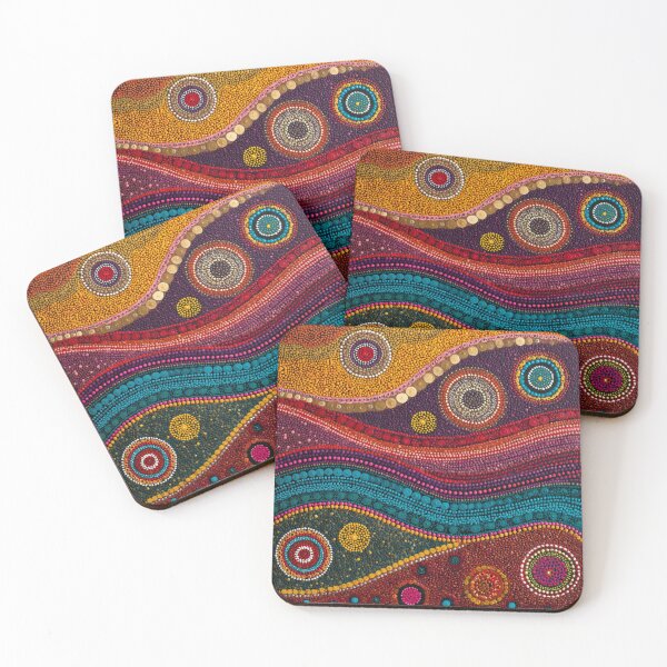 Item preview, Aboriginal Inspired Dot Art - Our National Treasure designed and sold by GrinGalore.