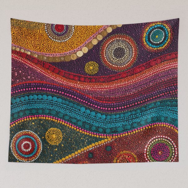 Item preview, Aboriginal Inspired Dot Art - Our National Treasure designed and sold by GrinGalore.