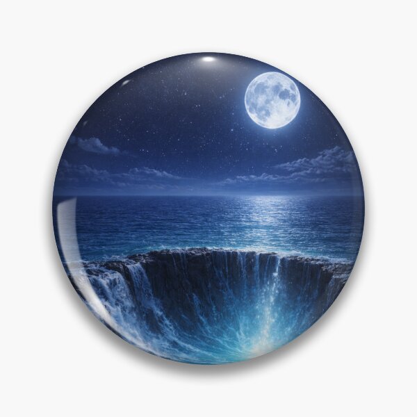 Item preview, Moonlit Ocean Abyss – Mystical Fantasy Seascape designed and sold by NAJURE.