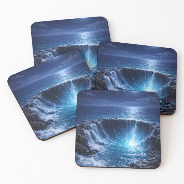 Item preview, Moonlit Ocean Abyss – Mystical Fantasy Seascape designed and sold by NAJURE.