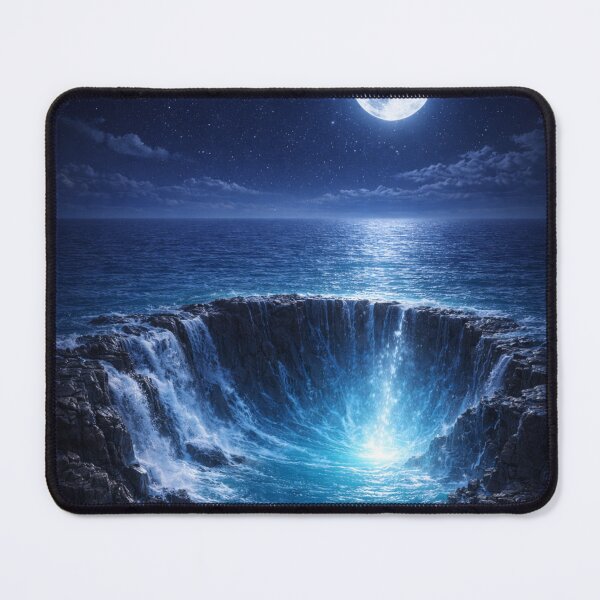 Item preview, Moonlit Ocean Abyss – Mystical Fantasy Seascape designed and sold by NAJURE.
