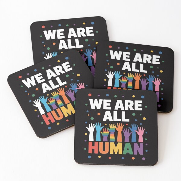 Item preview, We Are All Human LGBT Gay Rights Pride Ally designed and sold by czechascheledu.