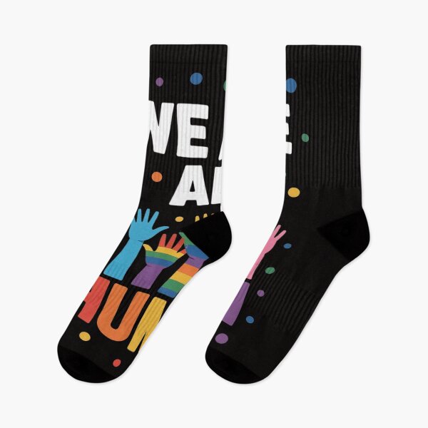 Item preview, We Are All Human LGBT Gay Rights Pride Ally designed and sold by czechascheledu.