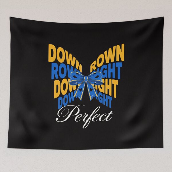 Item preview, World Down Syndrome Day Down Right Perfect Coquette Bow Girl designed and sold by czechascheledu.