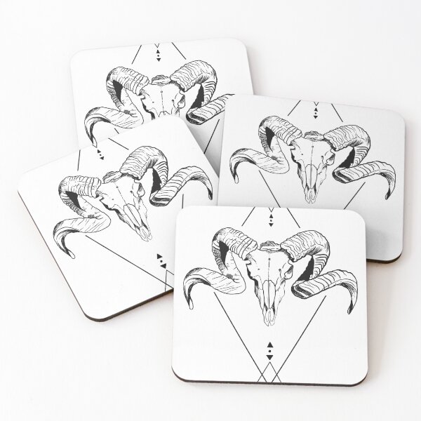 Item preview, Ram Skull Print designed and sold by ashtroart.