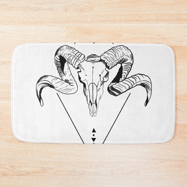 Item preview, Ram Skull Print designed and sold by ashtroart.
