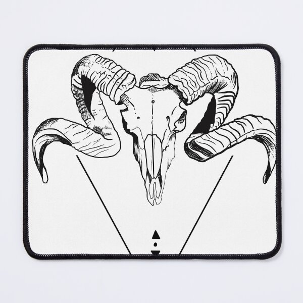 Item preview, Ram Skull Print designed and sold by ashtroart.