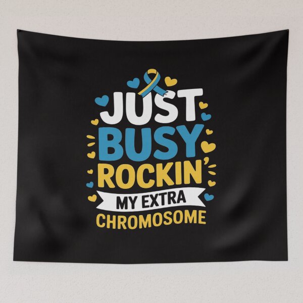 Item preview, Just Busy Rockin My Extra Chromosome World Down Syndrome Day designed and sold by chaeningplan.