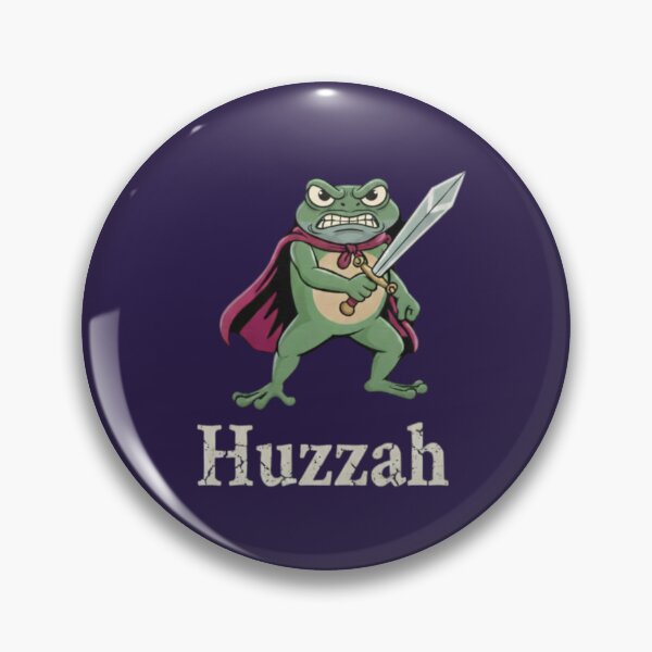 Item preview, Angry Warrior Frog Knight with Sword - Funny "Huzzah" Battle Cry Illustration designed and sold by Williams Anderson.