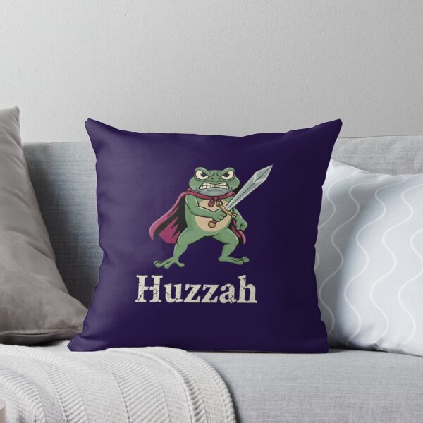 Item preview, Angry Warrior Frog Knight with Sword - Funny "Huzzah" Battle Cry Illustration designed and sold by Williams Anderson.