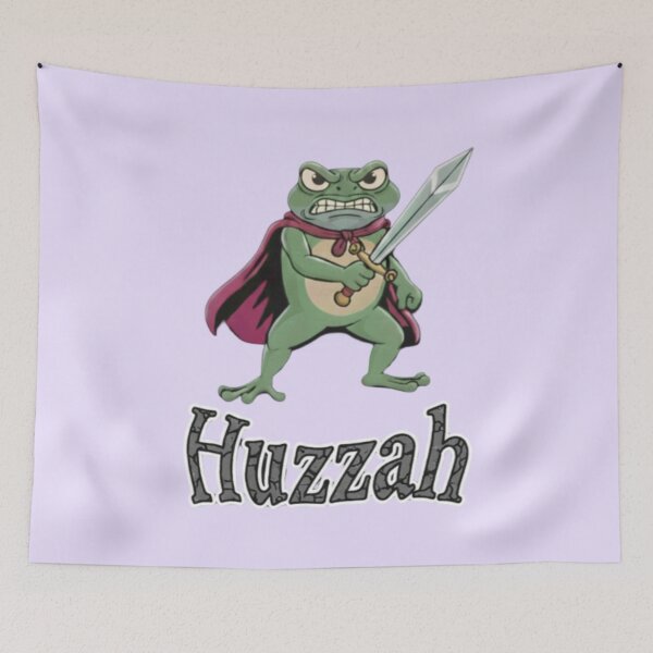 Item preview, Angry Warrior Frog Knight with Sword - Funny "Huzzah" Battle Cry Illustration designed and sold by Williams Anderson.