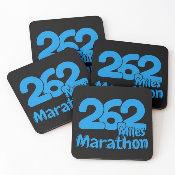 Item preview, 26.2 Mile Marathon Running Achievement - Royal Blue designed and sold by NineSevenFour.