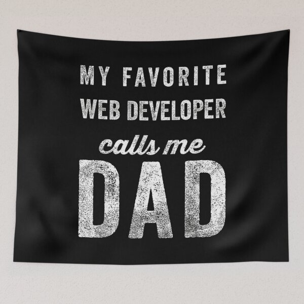 Item preview, My Favorite Web Developer Calls Me Dad Father's Day designed and sold by Gogetgiggles.