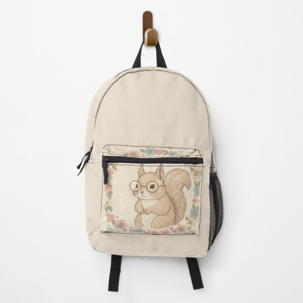 Item preview, Vintage Squirrel with Round Glasses – Retro Animal Art designed and sold by LMDIGITAL6.