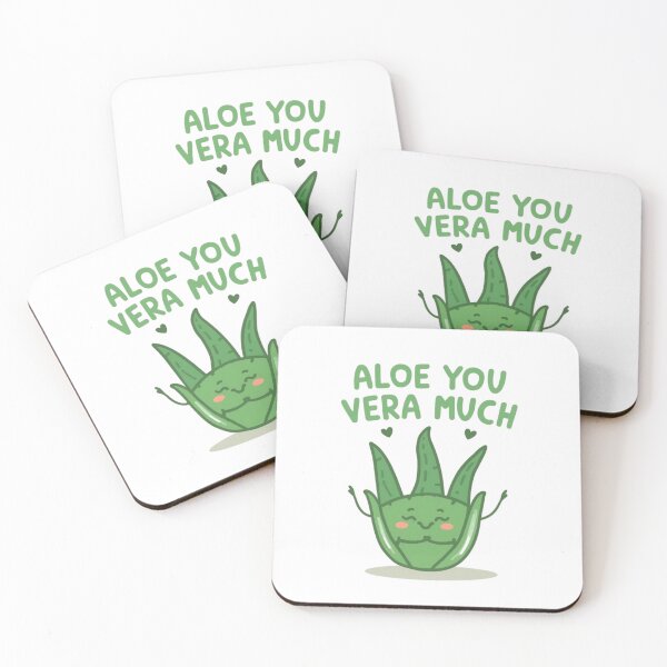 Item preview, Aloe You Vera Much Cute Aloe Vera Plant Pun Love Design designed and sold by QuikFun.