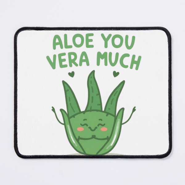 Item preview, Aloe You Vera Much Cute Aloe Vera Plant Pun Love Design designed and sold by QuikFun.