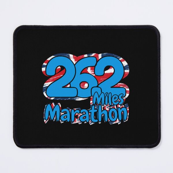 Item preview, 26.2 Mile Marathon Running Achievement - UK - Royal Blue designed and sold by NineSevenFour.