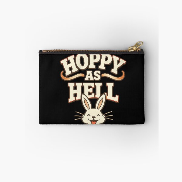 Item preview, Hoppy As Hell - Funny Retro Easter Bunny Design designed and sold by Lichtisign.
