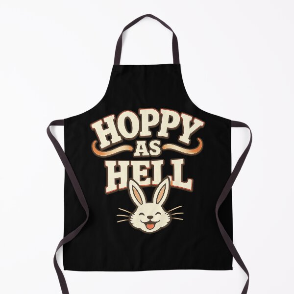 Item preview, Hoppy As Hell - Funny Retro Easter Bunny Design designed and sold by Lichtisign.