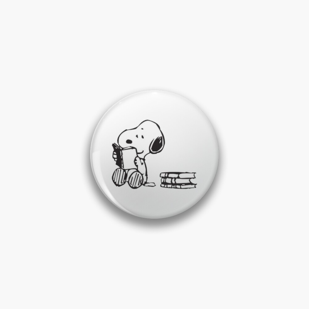 Snoopy Reading Sticker