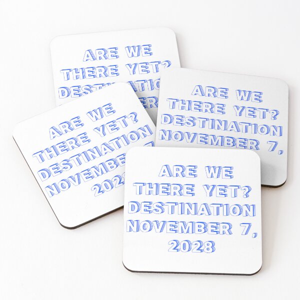 Item preview, ✴️ARE WE THERE YET? DESTINATION NOVEMBER 7, 2028✴️ - WIRED STYLE designed and sold by WheelieGdArt.
