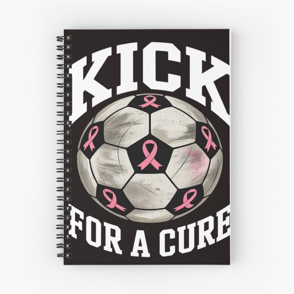 Item preview, Kick For a Cure Pink Ribbon Breast Cancer Awareness Soccer 2 designed and sold by lavethediso.