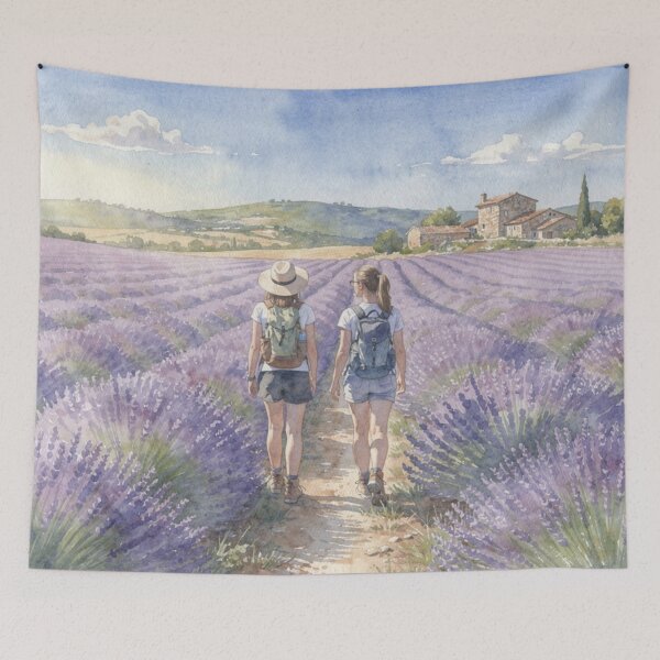 Item preview, Walk through the lavender fields (Provence, Valensole plateau) designed and sold by jefboutique6150.