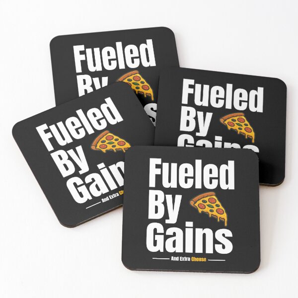 Item preview, Fueled By Gains And Extra Cheese designed and sold by TheFineShirt.