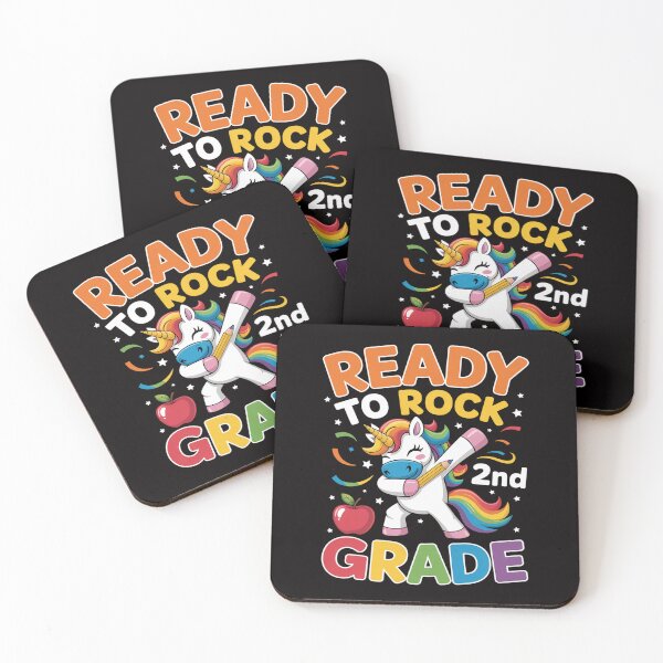 Item preview, Ready To Rock 2nd Grade Dabbing Unicorn Back To School designed and sold by czechascheledu.