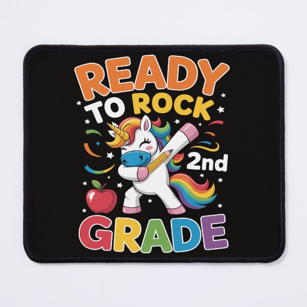 Item preview, Ready To Rock 2nd Grade Dabbing Unicorn Back To School designed and sold by czechascheledu.