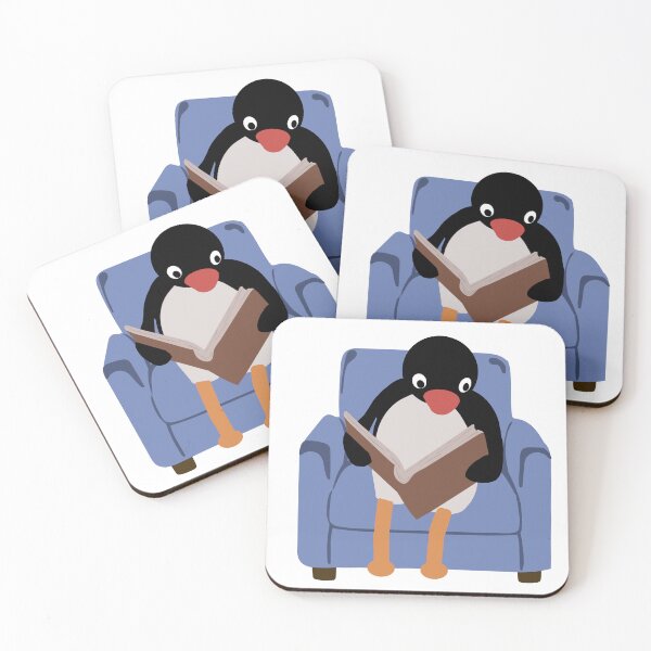Item preview, Pingu Reading designed and sold by musicinmyblood.