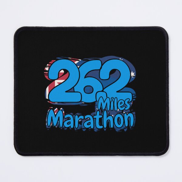 Item preview, 26.2 Mile Marathon Running Achievement - Australia - Royal Blue designed and sold by NineSevenFour.