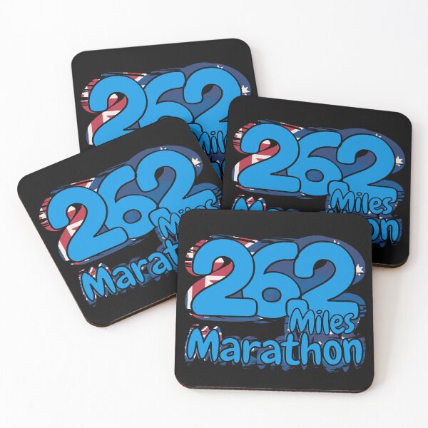 Item preview, 26.2 Mile Marathon Running Achievement - Australia - Royal Blue designed and sold by NineSevenFour.