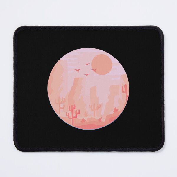 Item preview, Minimal Desert Aesthetic Circle Illustration designed and sold by Giota29.