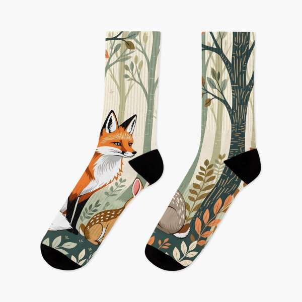 Item preview, Fox and Rabbit Forest Family designed and sold by Sharon Schwalbe.