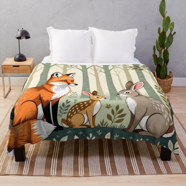 Item preview, Fox and Rabbit Forest Family designed and sold by Sharon Schwalbe.