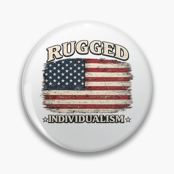 Item preview, Rugged Individualism American Flag designed and sold by MelHer.