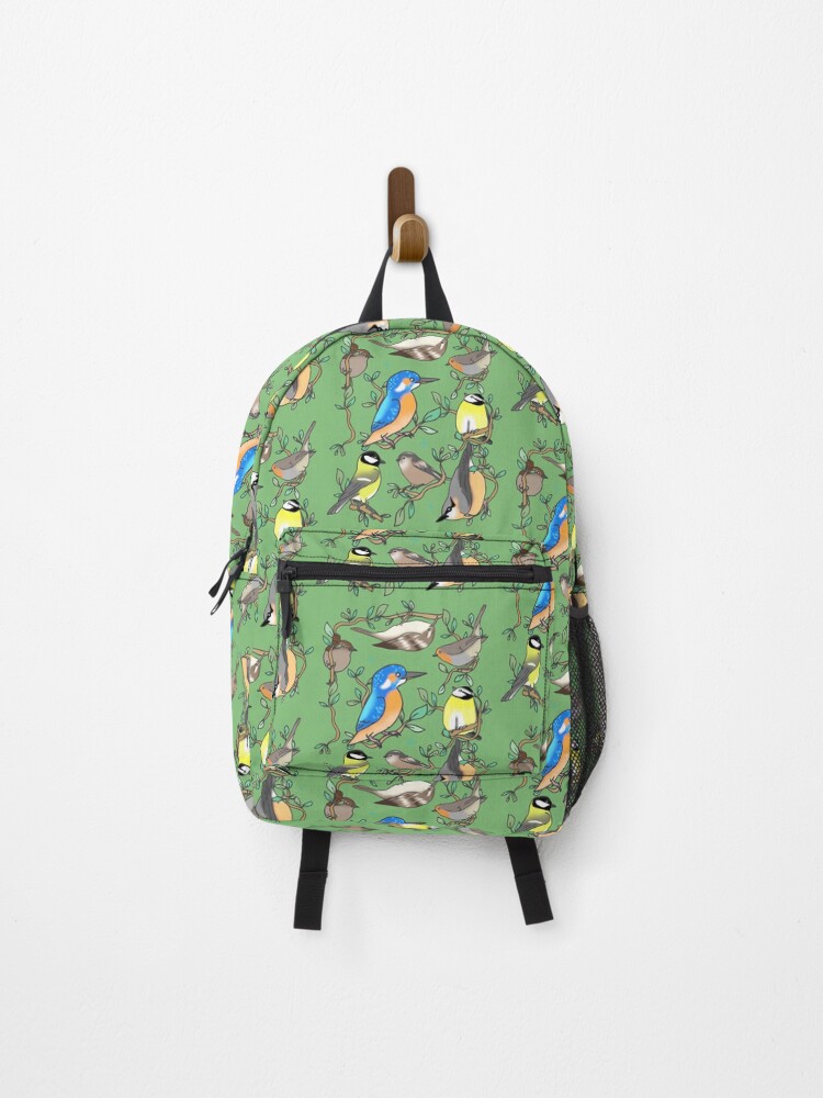 Thumbnail 1 of 3, Backpack, Wild Birds Pattern designed and sold by FandomizedRose.