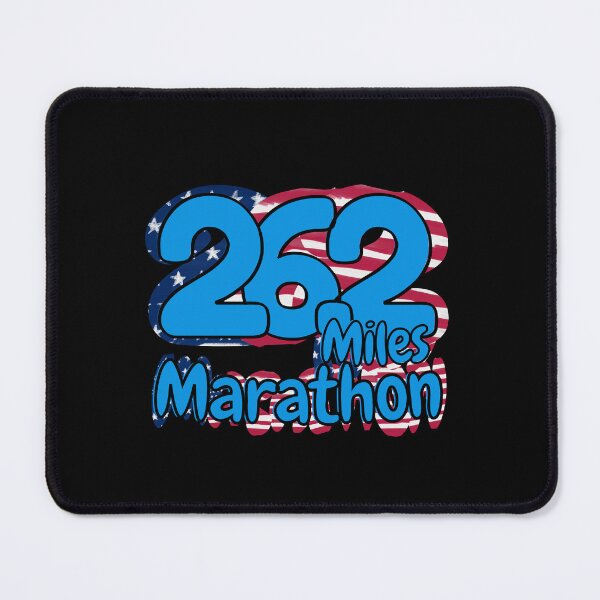 Item preview, 26.2 Mile Marathon Running Achievement - United States - Royal Blue designed and sold by NineSevenFour.
