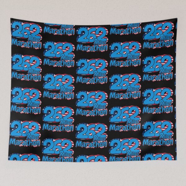Item preview, 26.2 Mile Marathon Running Achievement - United States - Royal Blue designed and sold by NineSevenFour.