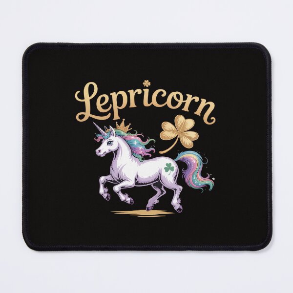 Item preview, Unicorn St Patricks Day Girls Shamrock Irish Lepricorn Horse designed and sold by czechascheledu.