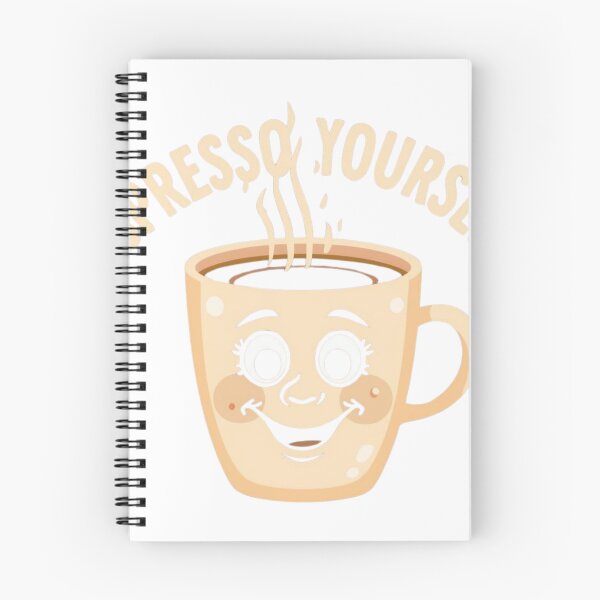 Item preview, Espresso Yourself Funny Coffee Pun Cute Cup Design designed and sold by QuikFun.