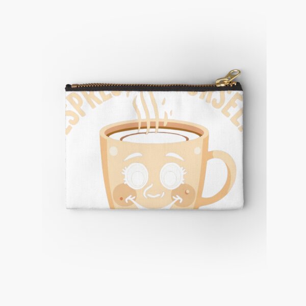 Item preview, Espresso Yourself Funny Coffee Pun Cute Cup Design designed and sold by QuikFun.