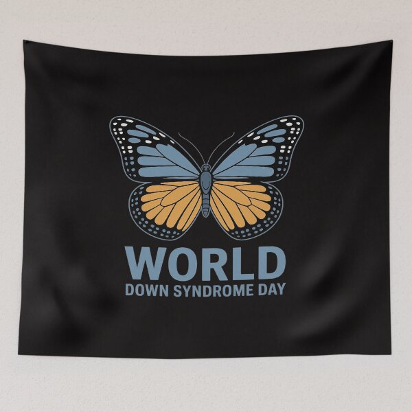 Item preview, World Down Syndrome Day Butterfly Support designed and sold by chaeningplan.