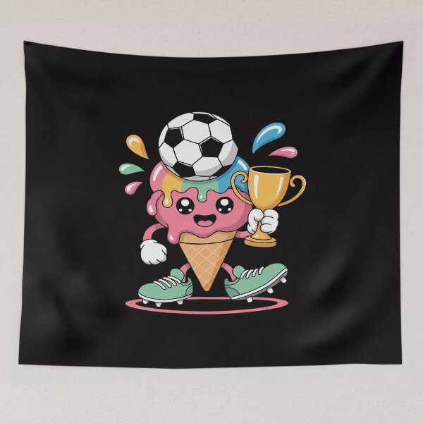 Item preview, Soccer Drip Kids Ice Cream Drip designed and sold by chaeningplan.