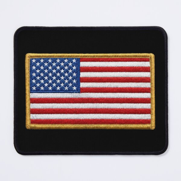 Item preview, USA Flag Embroidered Patch – American Flag Textile Illustration designed and sold by jusmich.