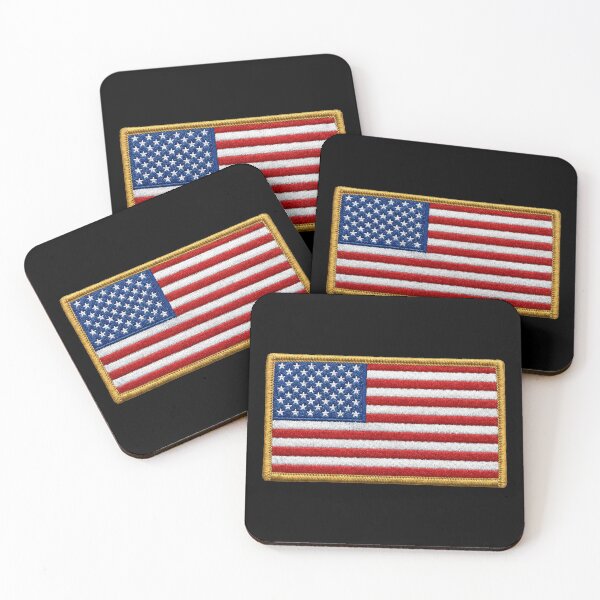 Item preview, USA Flag Embroidered Patch – American Flag Textile Illustration designed and sold by jusmich.